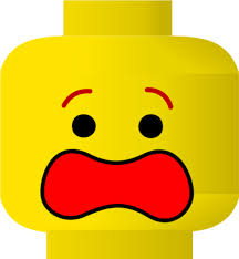 surprised lego